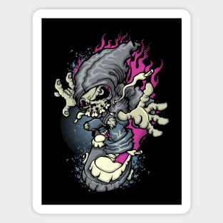 Skate or Die Magnet